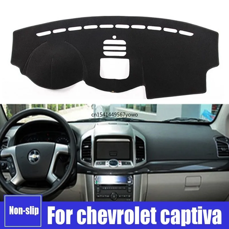 

For Chevrolet Captiva Car Dashboard Cover Avoid Light Pad Instrument Panel Mat Carpets Anti-uv Car Accessories