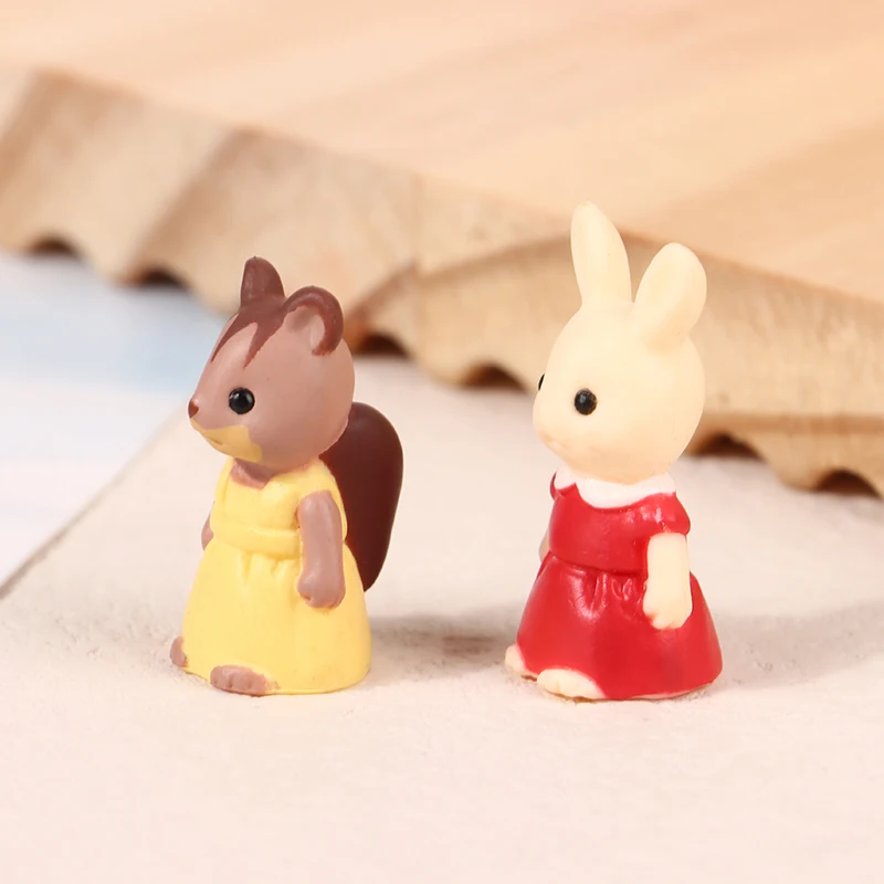 Мини-кролик садовая сцена декоративная игрушка аксессуары для дома реквизит