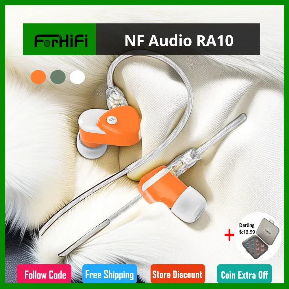 

NF Audio RA10 Hifi Music Earbuds In-Ear Earphones IEM 0.78mm Cable