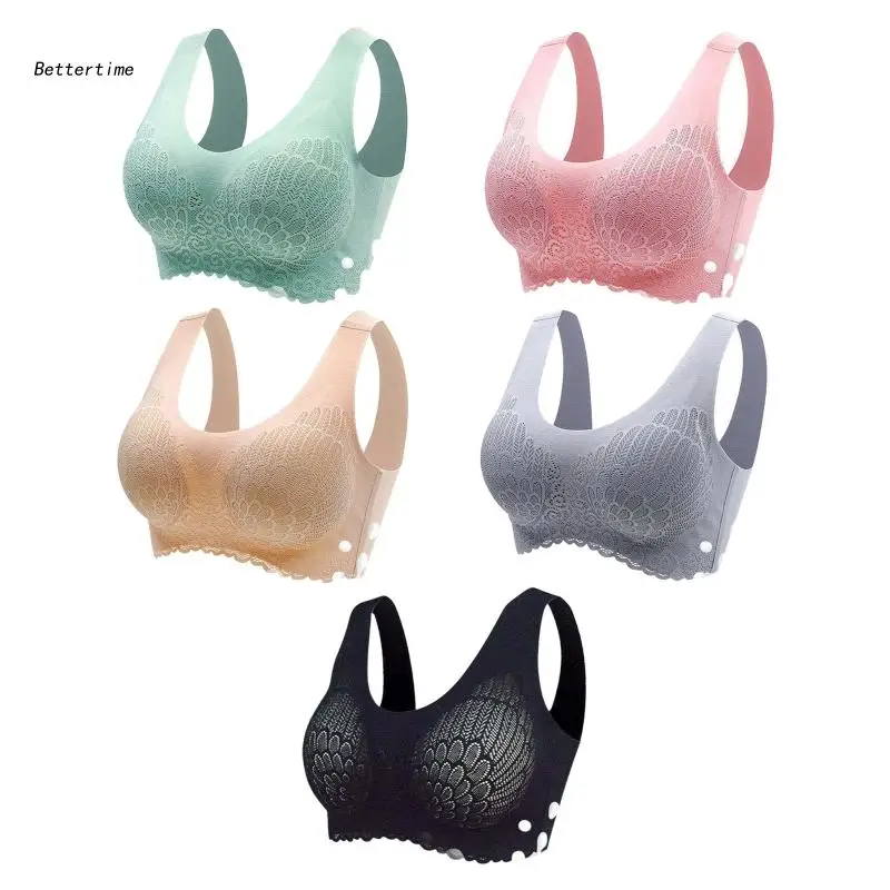 

Бесшовные сексуальные бюстгальтеры B36D, женское нижнее белье с защитой от провисания, бесшовный кружевной комбинированный бюстгальтер без ...