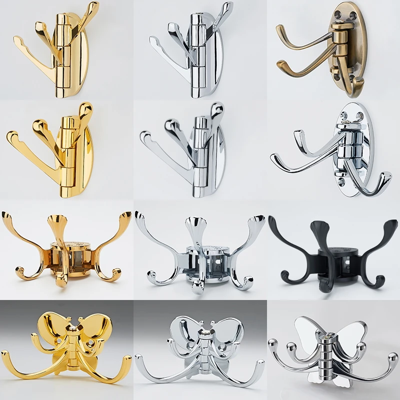 

Wall decoration Can be rotated Thickened butterfly hooksPersonalized Clothes Hook Wall Coat Hooks Door Hangers Home Decoration