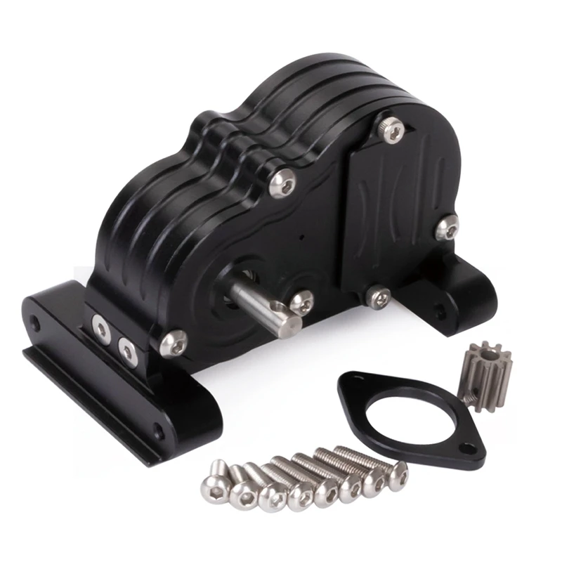 

Нижний центр тяжести, металлическая коробка передач для 1/10 RC Crawler Axial SCX10 I II III приблизительная коробка передач