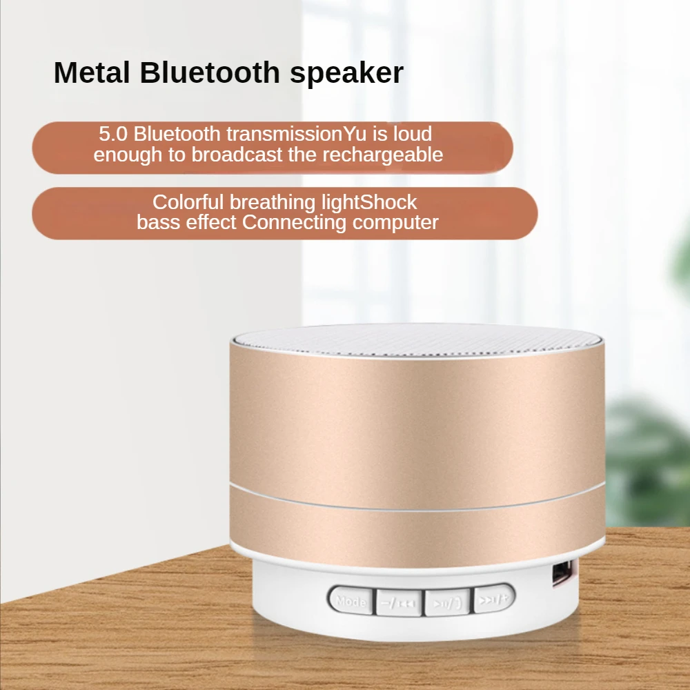 

Bluetooth Mini Speaker Wireless Speaker TF Card USB Subwoofer Portable MP3 Music Sound For PC Phone Wireless Bluetooth Speaker