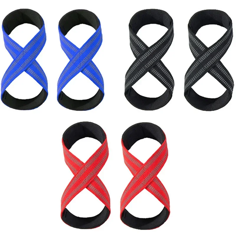 Suporte Pulso Halterofilismo Acolchoado Alças De Algodão для пауэрлифтинга со становой тягой Bandas Pull-ups