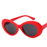 2022 winful glasses oval sunglasses ladies trendy hot vintage retro sunglasses womens white black eyewear uv