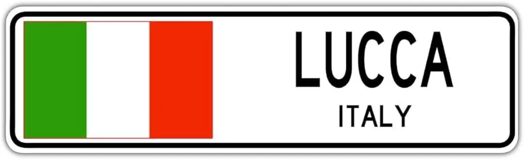 

Настенная табличка из алюминия Lucca, Italy