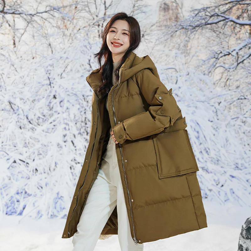 Рисунок 2 - 2023 зимние толстые пальто с капюшоном