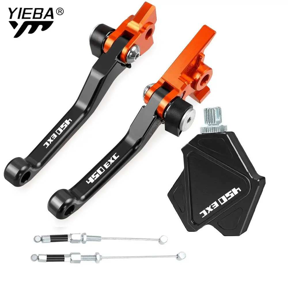 

Motorcross Dirt Bike For 450EXC 450 EXC 2014 2015 2016 2017 2018 Brake Clutch Levers Stunt Clutch Pull Cable Lever Easy System