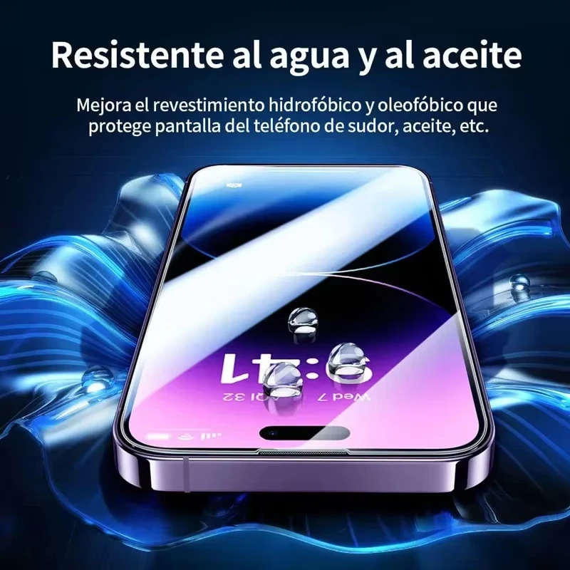 Закаленное стекло с полным покрытием 8-в-1 для iPhone 16 15 13 11 12 14 Pro Max защитное