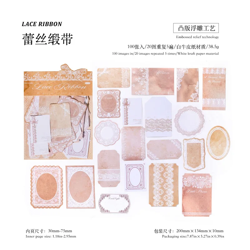 

Блокноты Alideco, 100 шт., бумага, 6 дизайнов