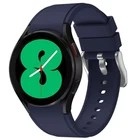 Ремешок силиконовый для Samsung Galaxy Watch 4 classic, сменный Браслет для наручных часов Galaxy Watch 4 46 мм 42 мм с изогнутым концом, 44 мм 40 мм