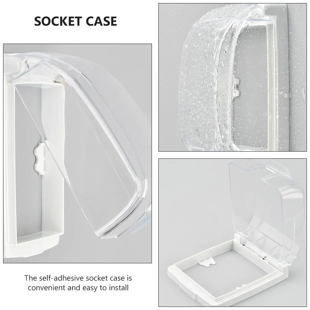Водонепроницаемая крышка переключателя огнестойкий чехол для розетки