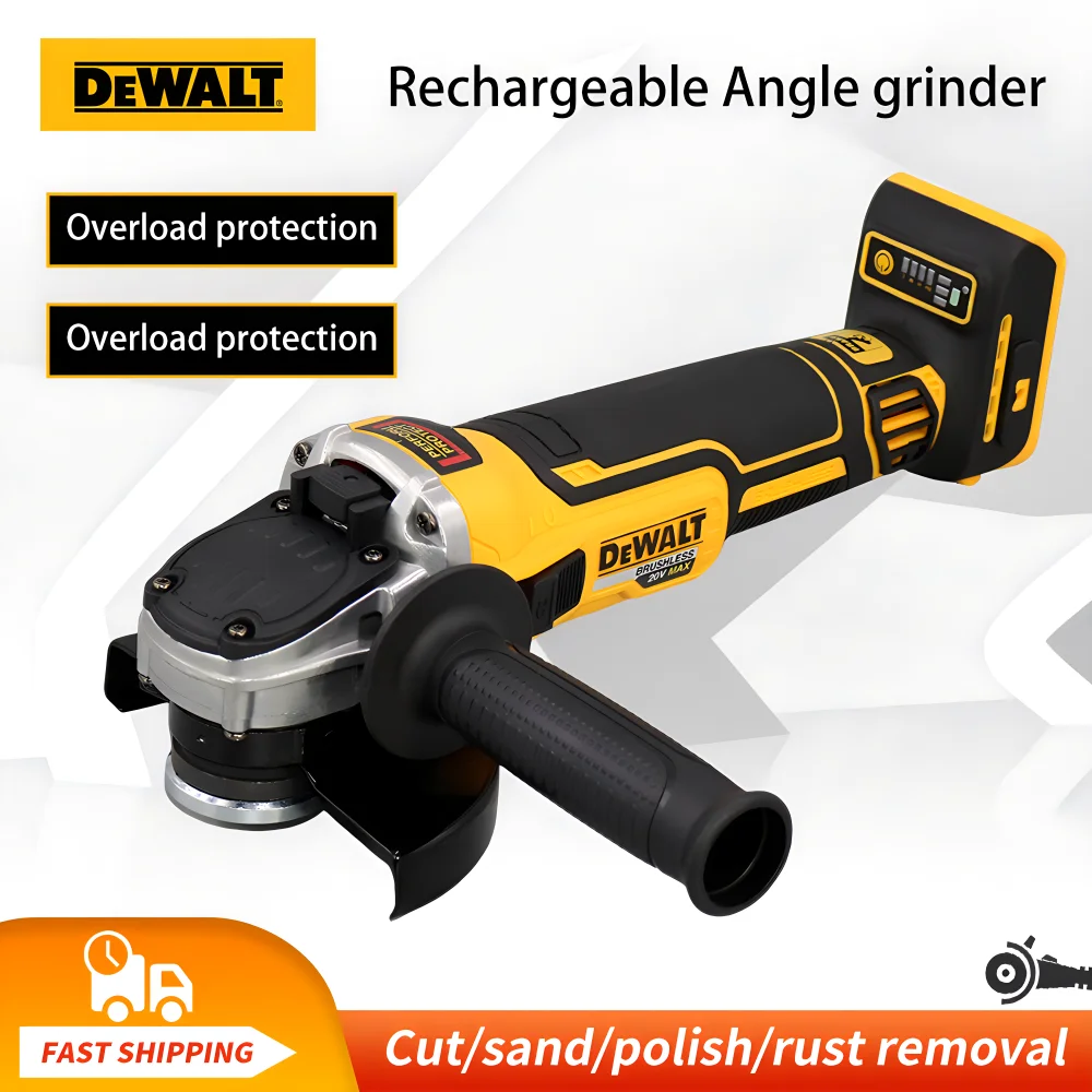 Dewalt Dcg405nt Бесщеточная Угловая Шлифовальная Машина 100/125 Мм Портативная