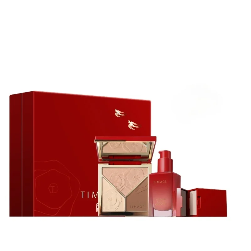 CY TIMAGE Индивидуальная подарочная коробка Highlight Contour Компактный безупречный жидкий