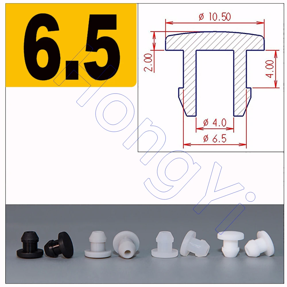 

Полые черные силиконовые резиновые заглушки с отверстиями от 4,5 мм до 14 мм