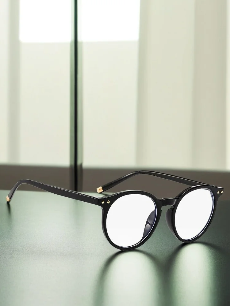 Южная Корея высокая роскошь [женская мода Sle] Ретро большая оправа с леопардовым