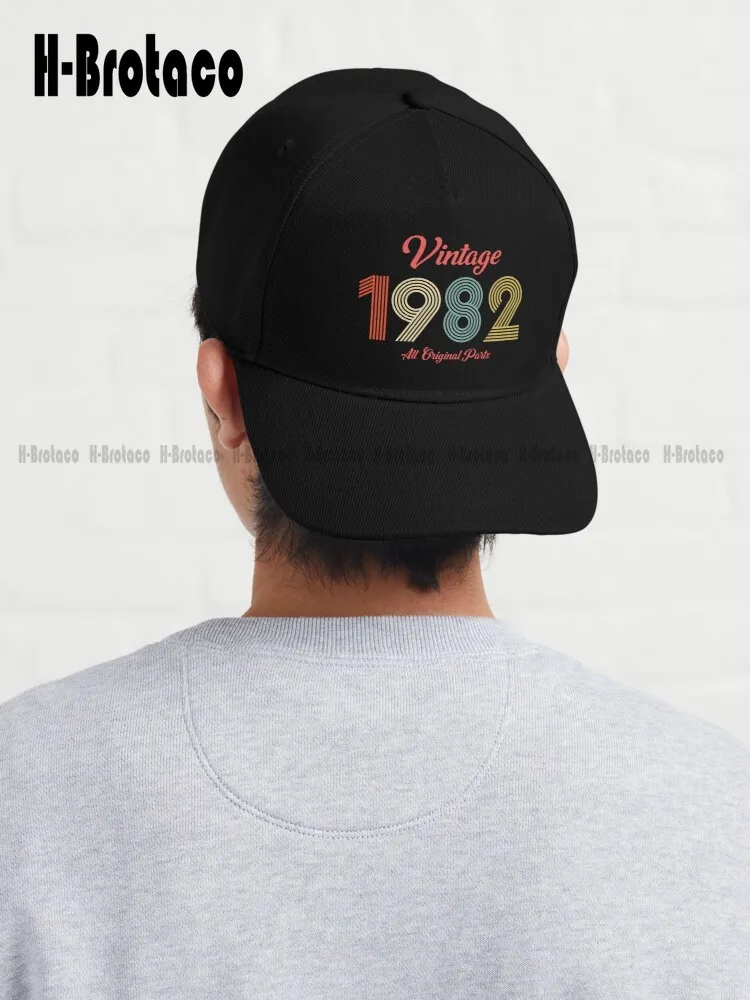 

Vintage 1982 All Original Parts Vintage 1982 Birthday 1982 Party Born In 1982 Legendary Since 1982 Classicbaseball Cap Sun Hats