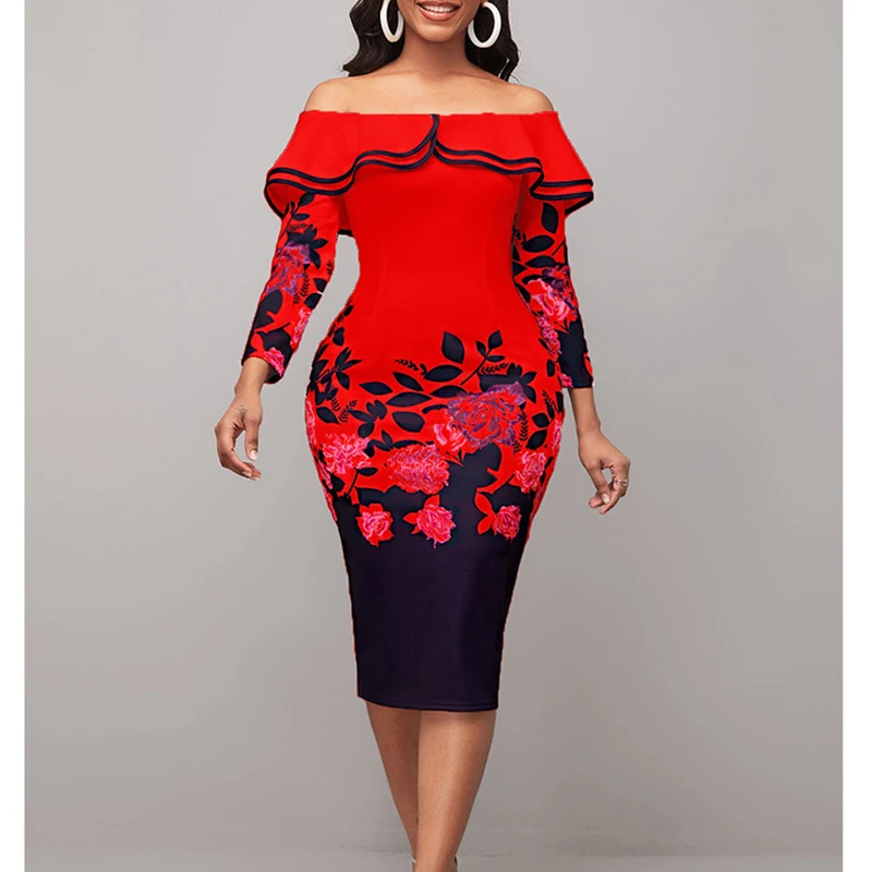 

vetement femme dress fashion africa clothing dashiki robe africaine casual african dresses clothes for women 2022