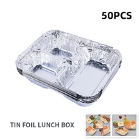 50pcs 780ml disposable bbq drip pans aluminum foil drip pans recyclable for baking serving lining steam table family supplies