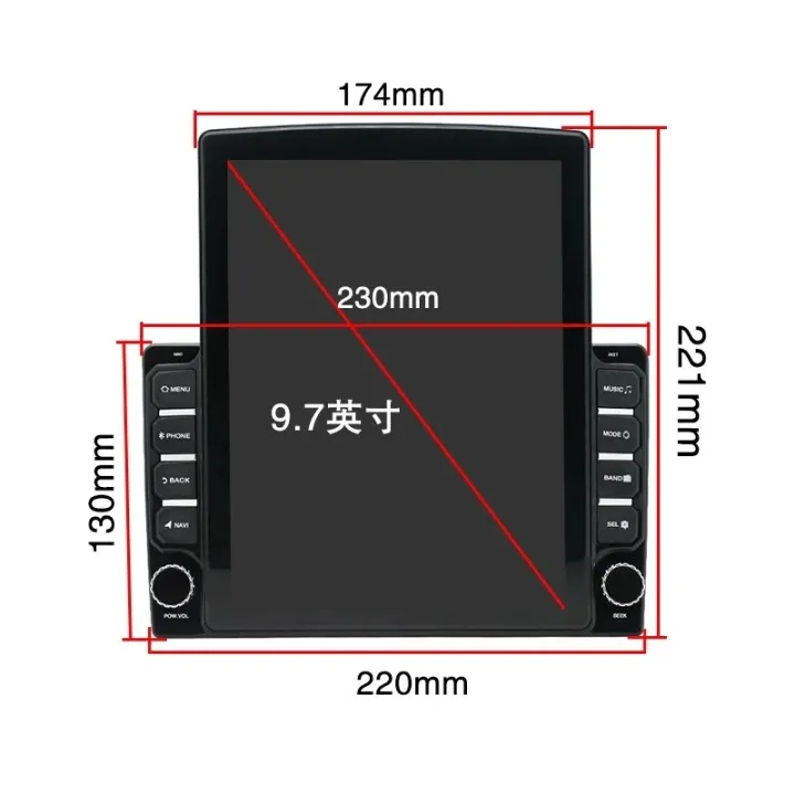 Автомагнитола Tesla 2DIN Android 10 для Toyota Fortuner Hilux 2007-2015