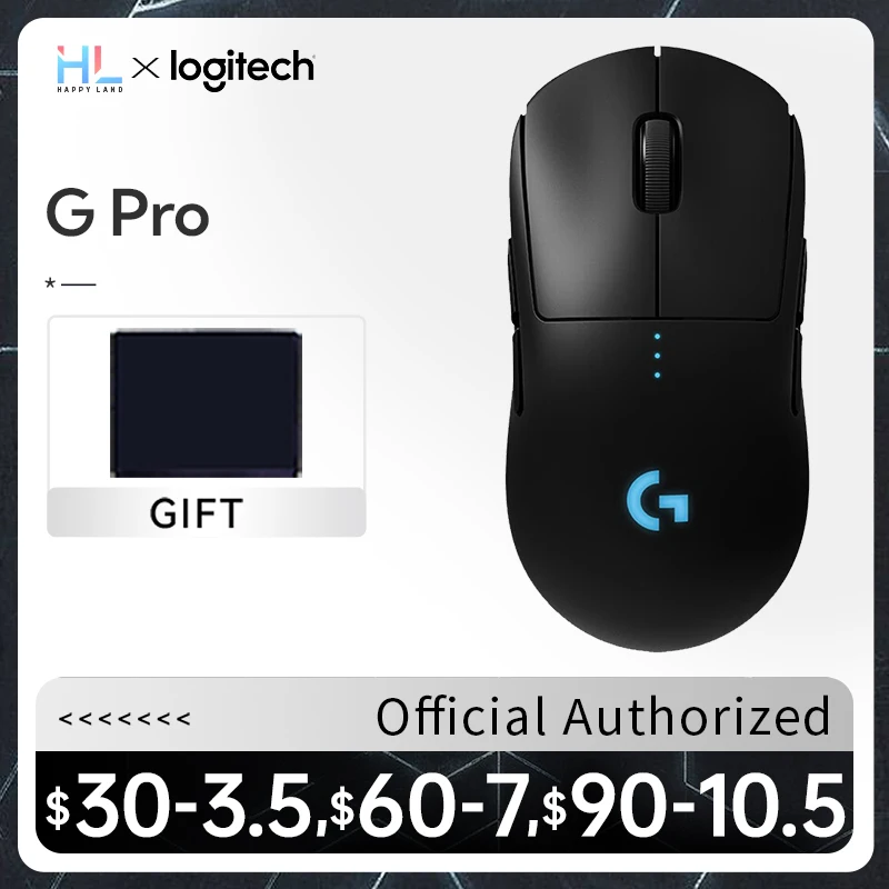 Оригинальная Беспроводная игровая мышь Logitech G Pro League Of Legends, геймерская эргономичная мышь RBG с Bluetooth, механическая для ПК и ноутбука