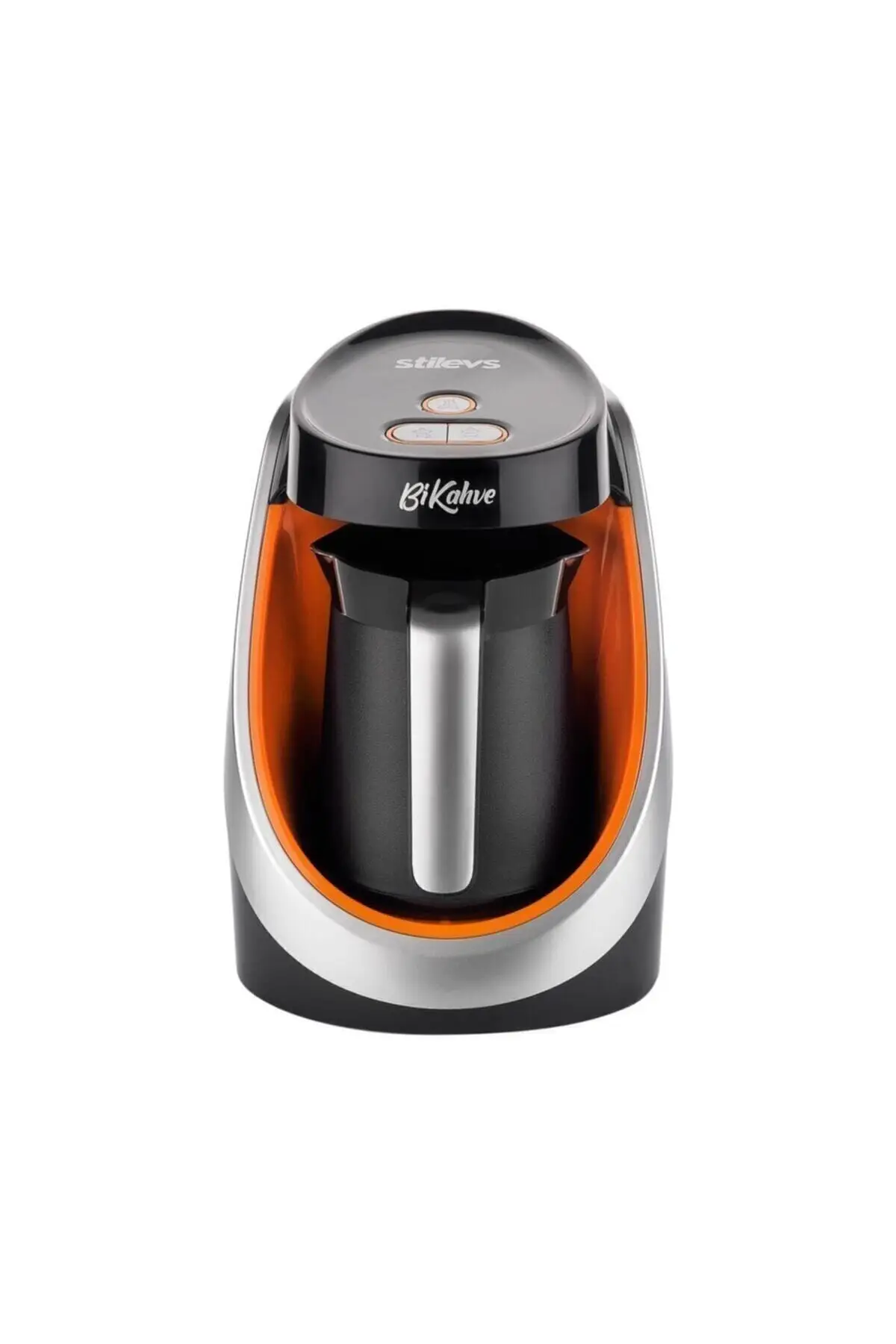

Sttilevs Bikahve Orange Color Automatic Turkish Coffee Machine
