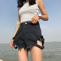 shorts women high waist wide leg fur line sequined irregular sexy slim korean trendy summer short girl chic womens daily new