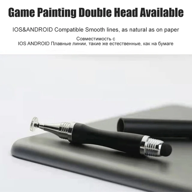 2 in 1 Universal Stylus Pen For Tablet Mobile Android ios Phone iPad Accessories Drawing Tablet Capacitive Screen Touch Pen 5