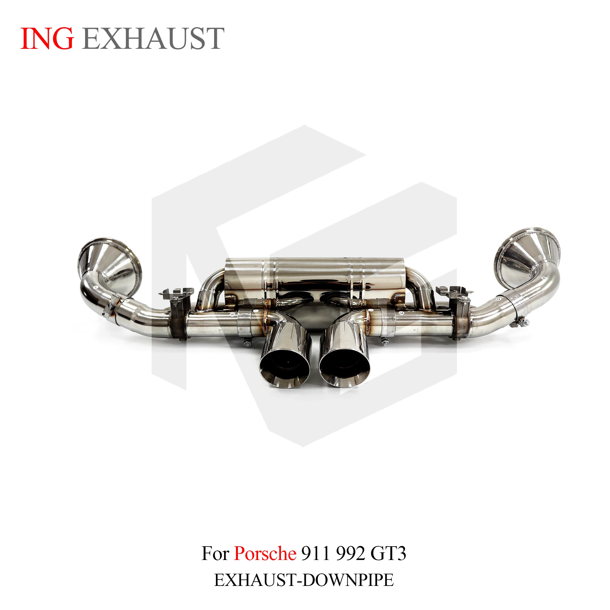 ING нержавеющая сталь 304 Catback для Porsche 911 992 GT3 4 0 T 2021 + электрическая переключатель