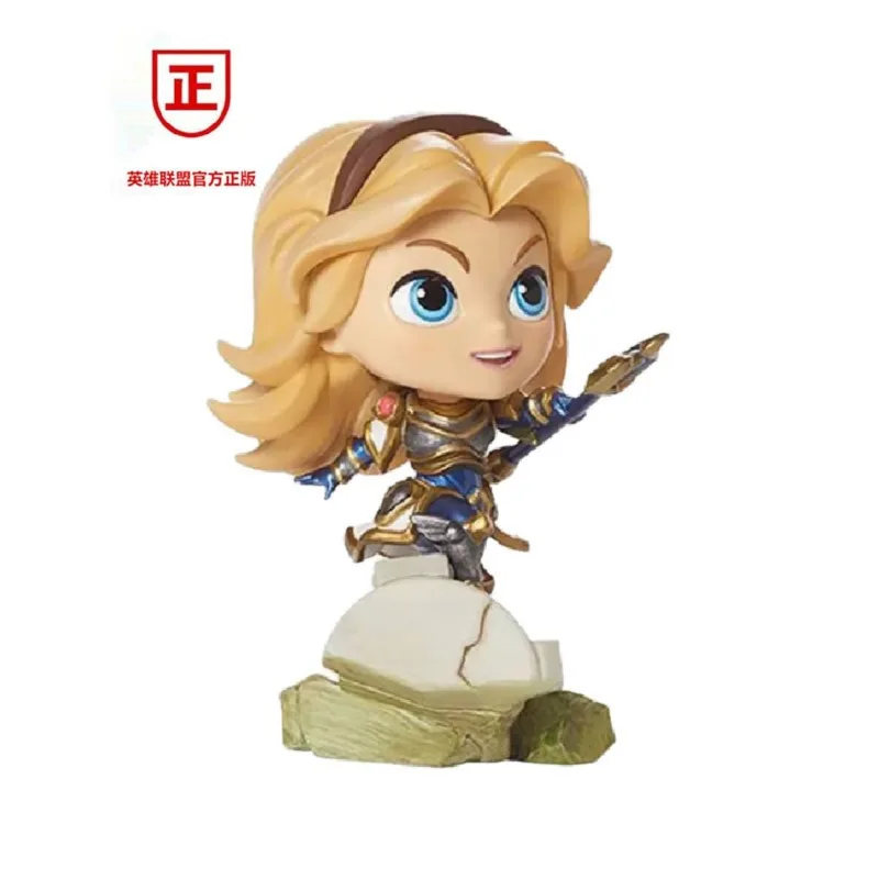 Фото Оригинальная фигурка LOL League of Legends Radiant Girl Lux, версия Q, анимационная фигурка, коллекция орнаментов, модель, игрушка в подарок №1