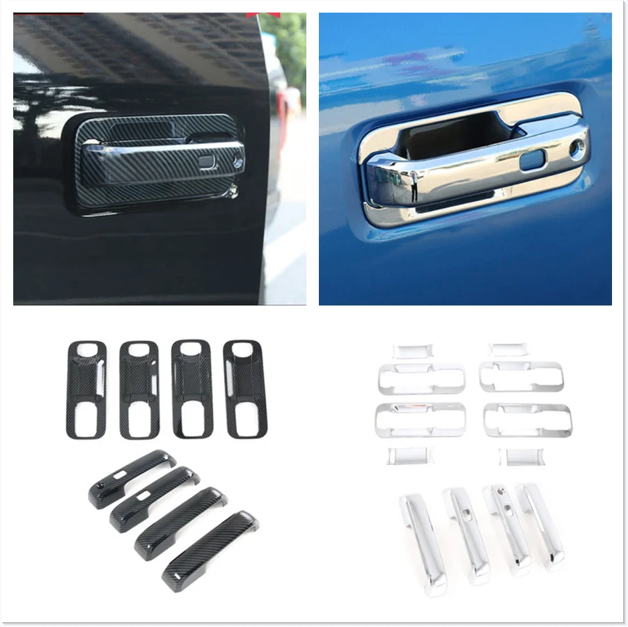 

For Ford F-150 / Raptor 2015 - 2020 Accessories Door Handle Catch Protection Door Handle Bowl Cover Trim