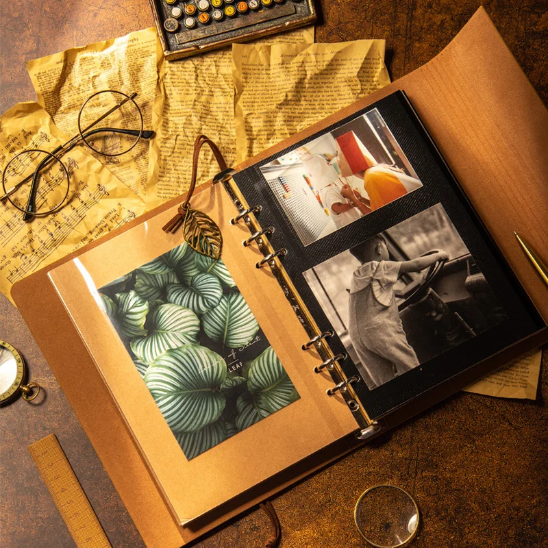 

New DIY retro photo album gift album envelope for self-adhesive handmade photo album lovers covered album