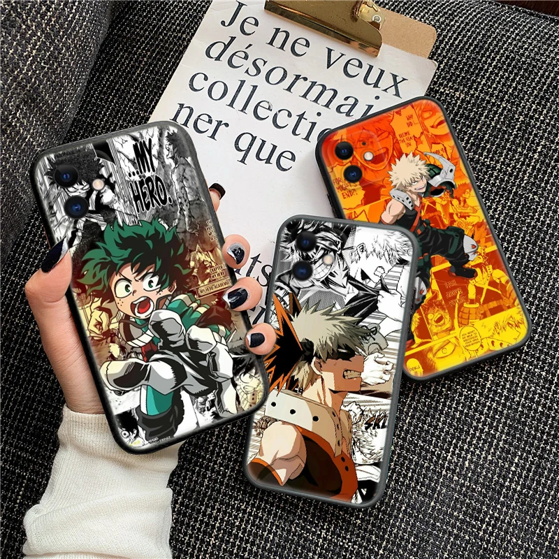 16YIU art my hero academia Мягкий чехол для Redmi Note 11 11S 10 10T Pro Max 10S 9T 9 9S 8 8T 7 Xiaomi Mi 11I 12 12X