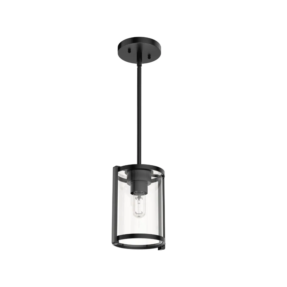 

Company Astwood 1 Bulb Mini Hanging Pendant Light Fixture, Black