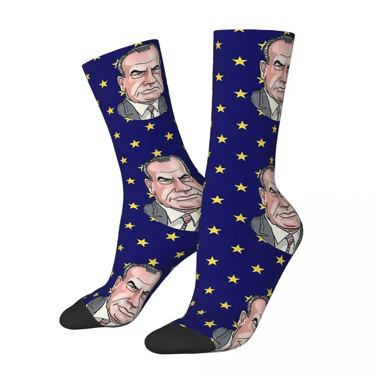 

Президент Ричард Никсон носки Харадзюку супер мягкие чулки всесезонные длинные носки аксессуары для мужчин женщин Подарки