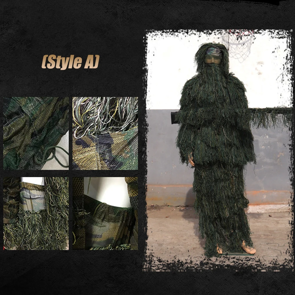 

Jungle Clothing Suit Breathable Outdoor Clothes Suit Comfortable Lightweight Wearing Flexible for Outdoor Games Equipment