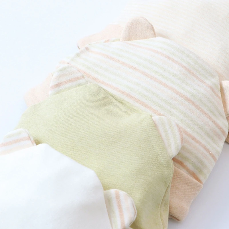 

H37A Baby Beanies Hat Turban Hat Boy Girls 0-3Month Hats Newborn Breathable Headdress