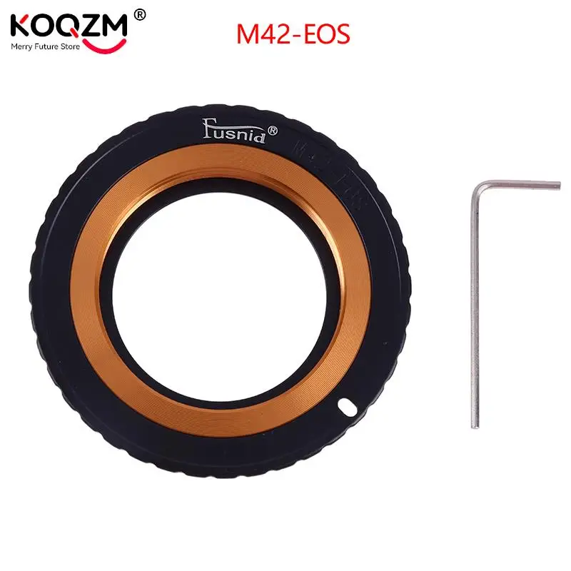 

Metal For M42-EOS Lens Adapter Ring For M42 Lens To Canon EOS EF 5DIII 5DII 5D 6D 7D 60D Adjustable Lens Adaptor Connecting Ring