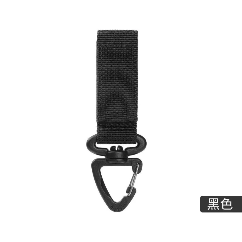 

Outdoor Camping Hiking Molle Tactical Nylon Ribbon Knapsack Keychain Triangle Backpack Waist Bag Fastener Hook Buckle