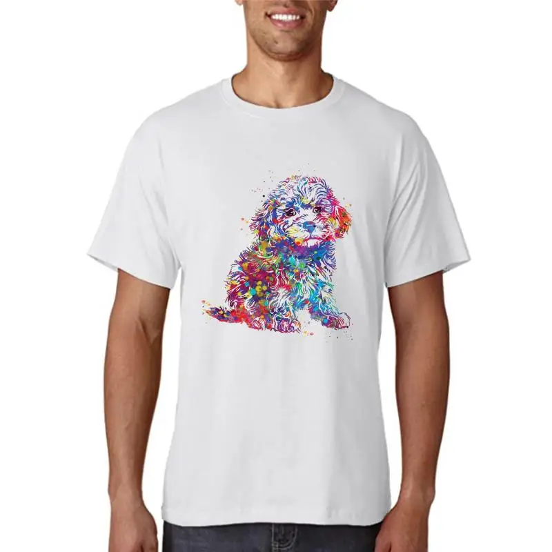 

Летняя женская футболка с акварельным принтом таксы 2022, женская футболка в стиле Харадзюку С мультяшными собаками, женский модный уличный Повседневный Топ с коротким рукавом