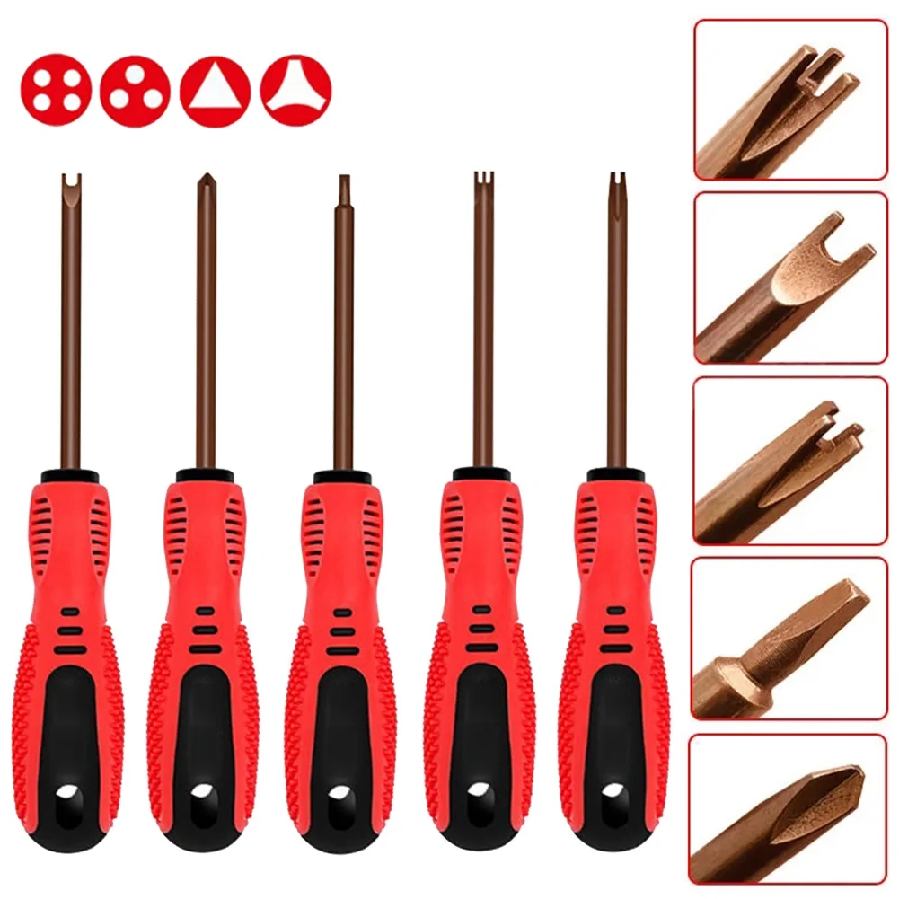 

4pcs Special Shaped Precision Screwdriver Y U Type Triangle Screwdrivers Repair Y-shaped Triangle Repair Screwdrivers Set