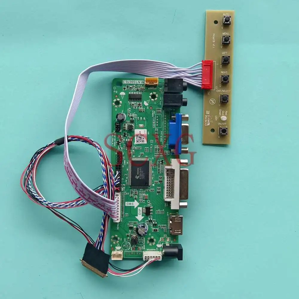 

Fit LTN156AT02-D04 15.6" LVDS 40 Pin 1366*768 Laptop Monitor 60Hz HDMI-Compatible DVI VGA LED LCD Drive Control Board DIY