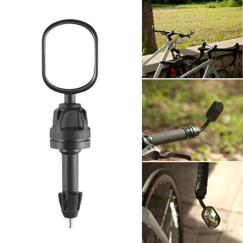 

77HC Rotatable Cycling Rear View Mirror Bike Handlebar Rearview Mirror with Foldable