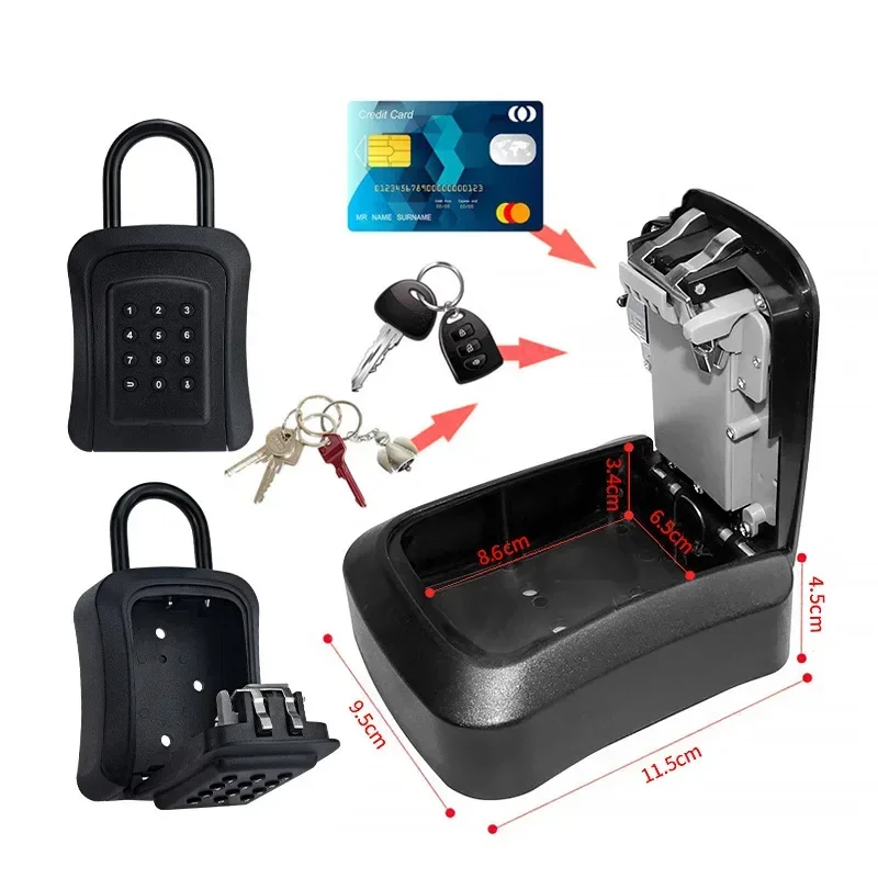 IP65 водонепроницаемый открытый ящик для ключей с паролем Smart TTLOCK/Tuya APP
