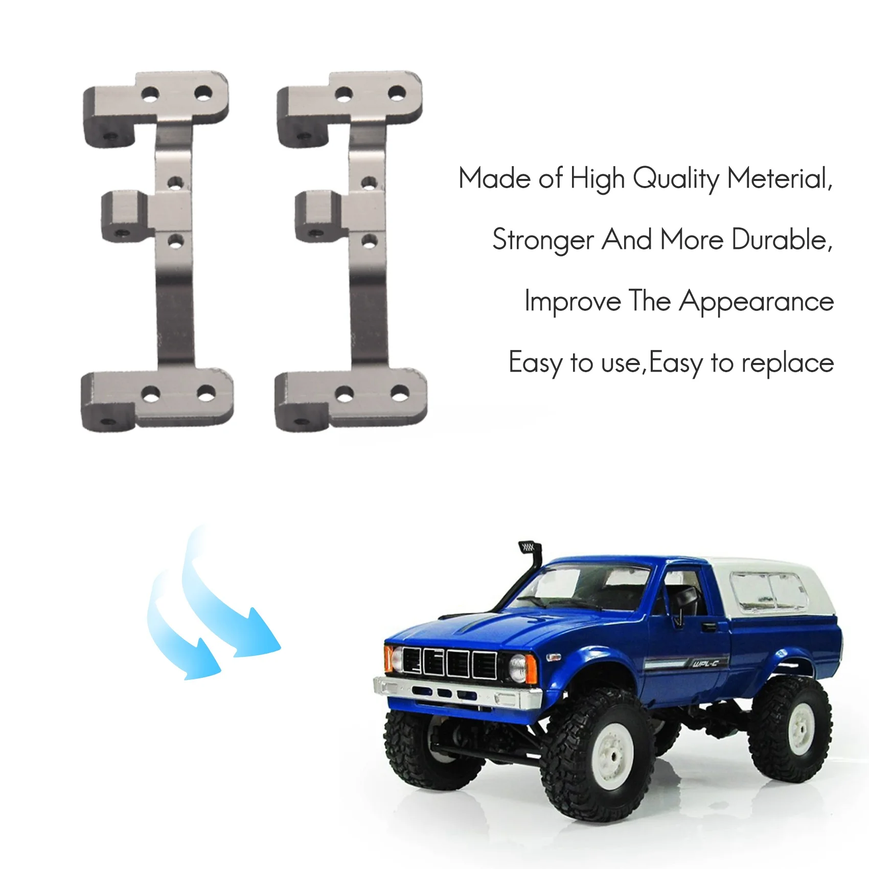 Металлическая Рулевая тяга Тяговая разрядная для WPL C14 C24 модель 1/16 обновленные