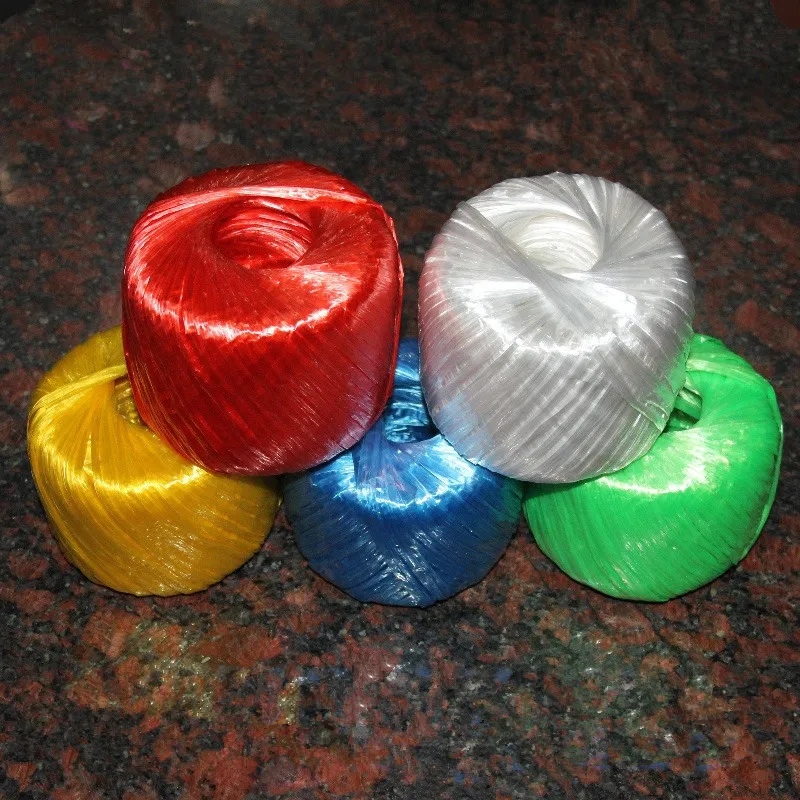 8 Color 170m/roll color plastic rope Ball band Imitation raffia yarn ribbon Paper String Cord for Gift wrapping decorations