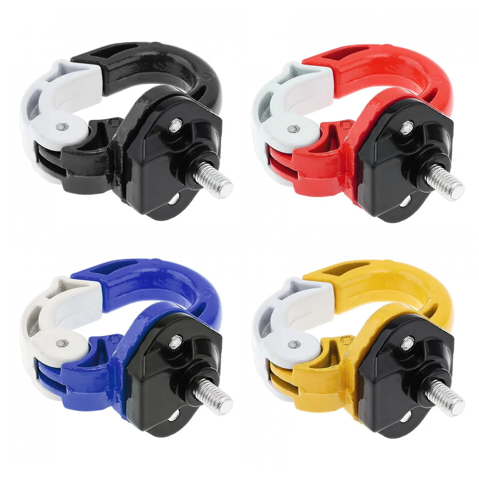 

Helmet Hook Aluminum Alloy Helmets Accessories with Screws Protective Parts Hanger Mount Fit for Scooter Motorcycle Luggage Bag