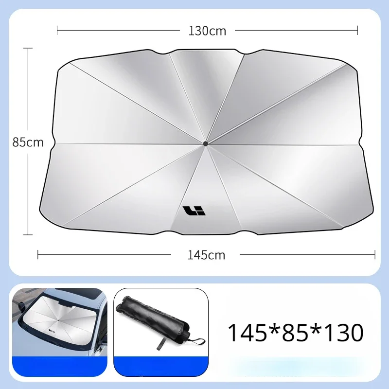 

Для Li LiXiang L7 L8 L9 2022 2023 2024, летний автомобильный зонтик, автомобильный охлаждающий инструмент, солнцезащитный козырек на лобовое стекло для lixiang