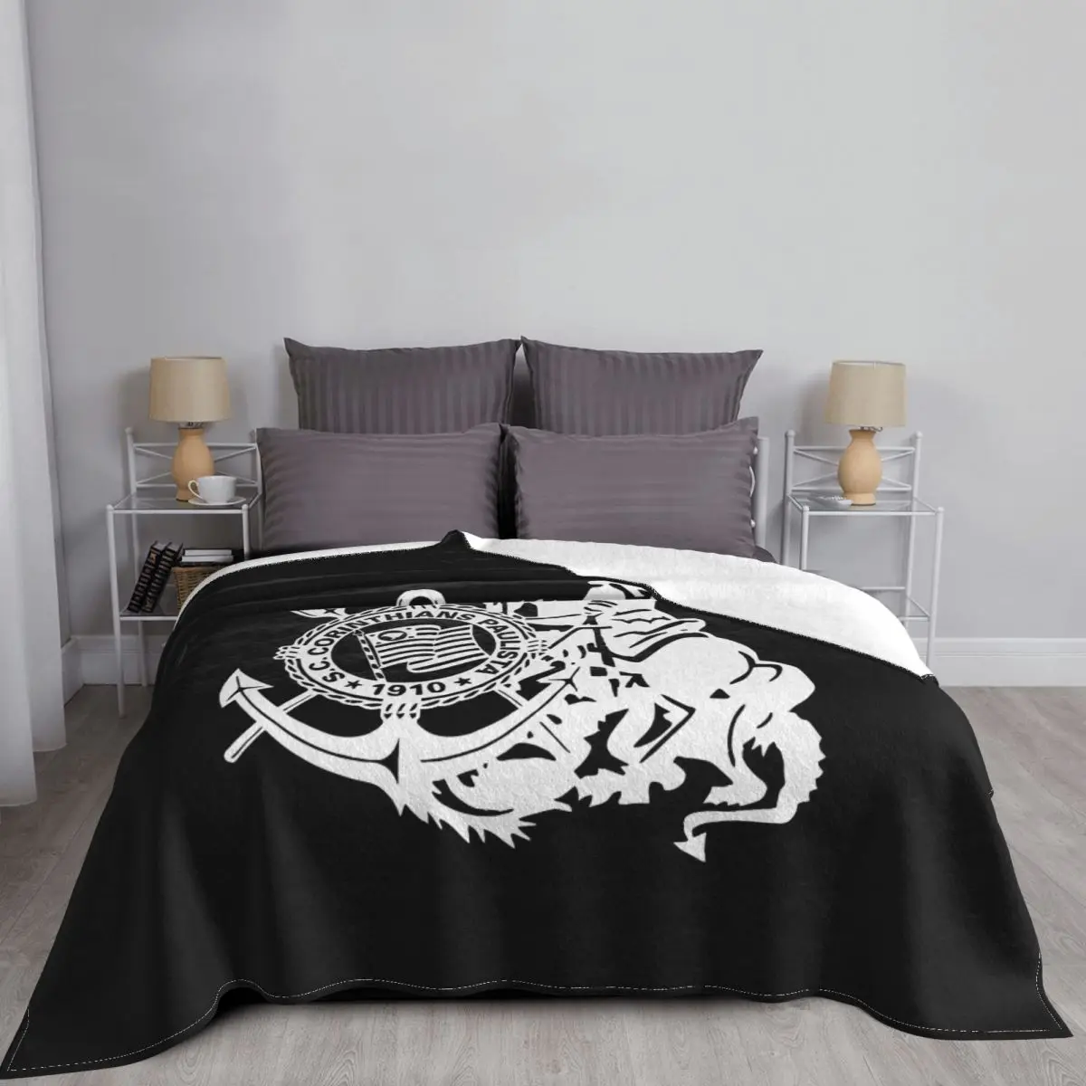 Одеяло Corinthians Paulista покрывало на кровать толстое для кровати