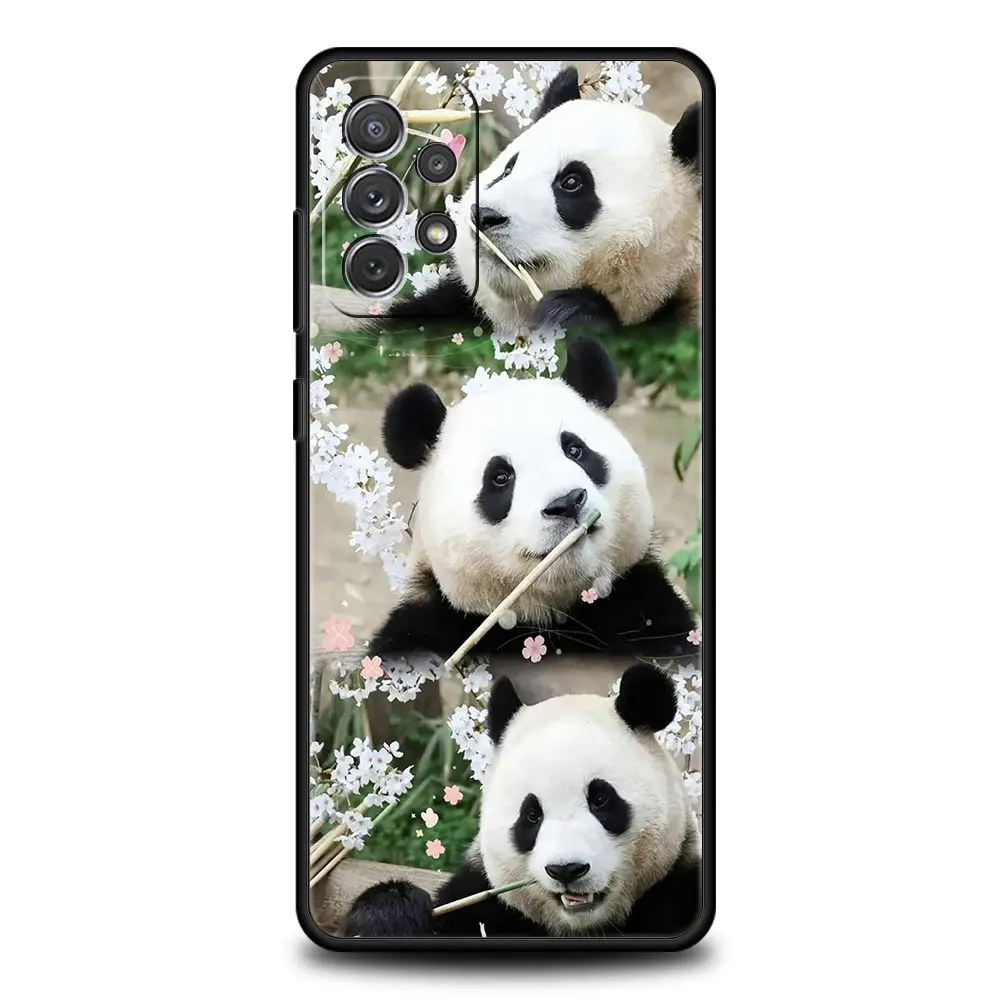 Фото Чехол для телефона Fubao panda для Samsung Galaxy A55 A53 A51 A35 A33 A31 A25 A23 A21s A15 A13 A11 A41 A73 A71 A05s A03 S8 S9 Plus Cover №3